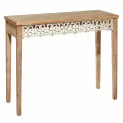 Grayson Lane 32-in X 40-in Wood Farmhouse Console Table - Brown