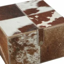 Grayson Lane Brown Leather Natural Box - Set Of 2 -GRAYSON LANE SHOP 330858797 AlternateImage2