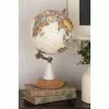 Grayson Lane 14-in X 8-in Contemporary Globe Mango Wood And Marble
