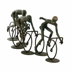 Grayson Lane 8-in X 20-in Sculpture Bronze Polystone Cyclists -GRAYSON LANE SHOP 330858820 AlternateImage4