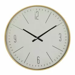 Grayson Lane White Analogue Round Wall Standard Clock -GRAYSON LANE SHOP 330858821 MainImage 001