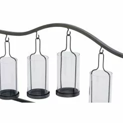 Grayson Lane 5 Candle Black Metal Pillar Farmhouse Candle Holder -GRAYSON LANE SHOP 330858835 AlternateImage3