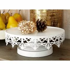 Grayson Lane White Vintage Cake Stand Metal - Set Of 3 -GRAYSON LANE SHOP 330858858 AlternateImage1