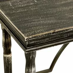 Grayson Lane 33-in X 47-in Wood Farmhouse Console Table - Black -GRAYSON LANE SHOP 330858903 AlternateImage3