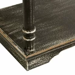 Grayson Lane 33-in X 47-in Wood Farmhouse Console Table - Black -GRAYSON LANE SHOP 330858903 AlternateImage4