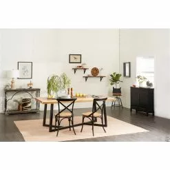 Grayson Lane 33-in X 47-in Wood Farmhouse Console Table - Black -GRAYSON LANE SHOP 330858903 AlternateImage8