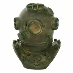 Grayson Lane 10-in X 8-in Coastal Decorative Antique Diving Helmet Bronze Polystone -GRAYSON LANE SHOP 330858908 AlternateImage3