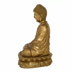 Grayson Lane 16-in X 12-in Glam Sculpture Gold Polystone Buddha 11 Grayson Lane 16-in X 12-in Glam Sculpture Gold Polystone Buddha -GRAYSON LANE SHOP 330858913 AlternateImage4