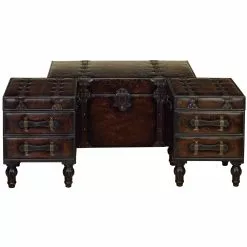 Grayson Lane 36-in X 16-in Traditional Storage Bench - Brown Wood -GRAYSON LANE SHOP 330858970 MainImage 001