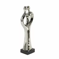 Grayson Lane 19-in X 6-in Traditional Sculpture Silver Porcelain Family -GRAYSON LANE SHOP 330859003 AlternateImage3