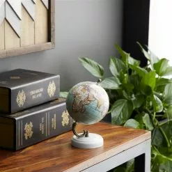 Grayson Lane 7-in X 5-in Modern Globe Aquamarine Marble And Wood -GRAYSON LANE SHOP 330859017 AlternateImage1