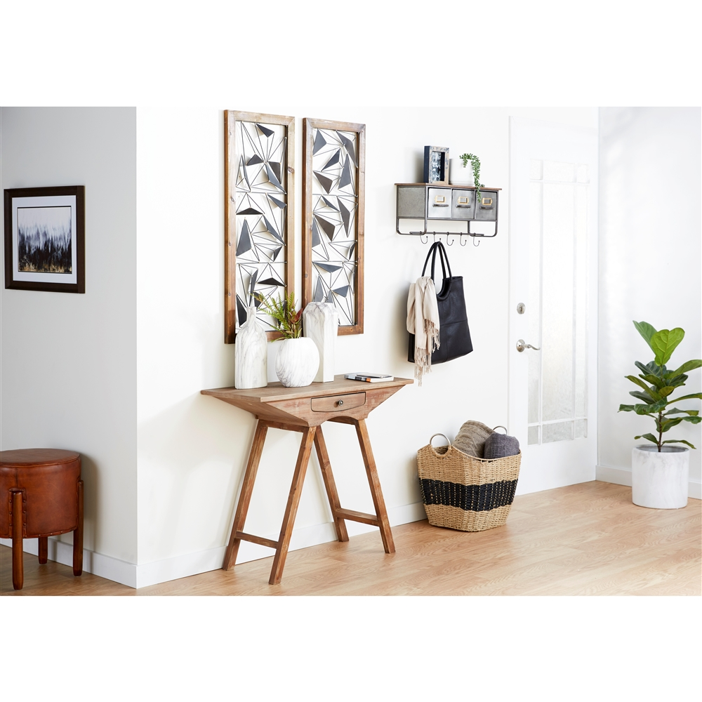 Grayson Lane 6-in X 13-in Contemporary Vase Grey Stoneware - Set Of 3 1 Grayson Lane 6-in X 13-in Contemporary Vase Grey Stoneware - Set Of 3