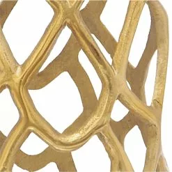 Grayson Lane Contemporary Gold Aluminum Vase -GRAYSON LANE SHOP 330859645 AlternateImage2