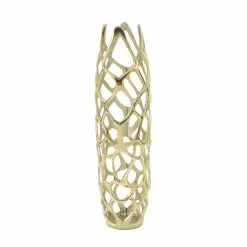 Grayson Lane Contemporary Gold Aluminum Vase