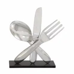 Grayson Lane Aluminum Kitchen Utensils Sculpture