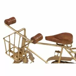 Grayson Lane Brown Metal Bicycle Sculpture