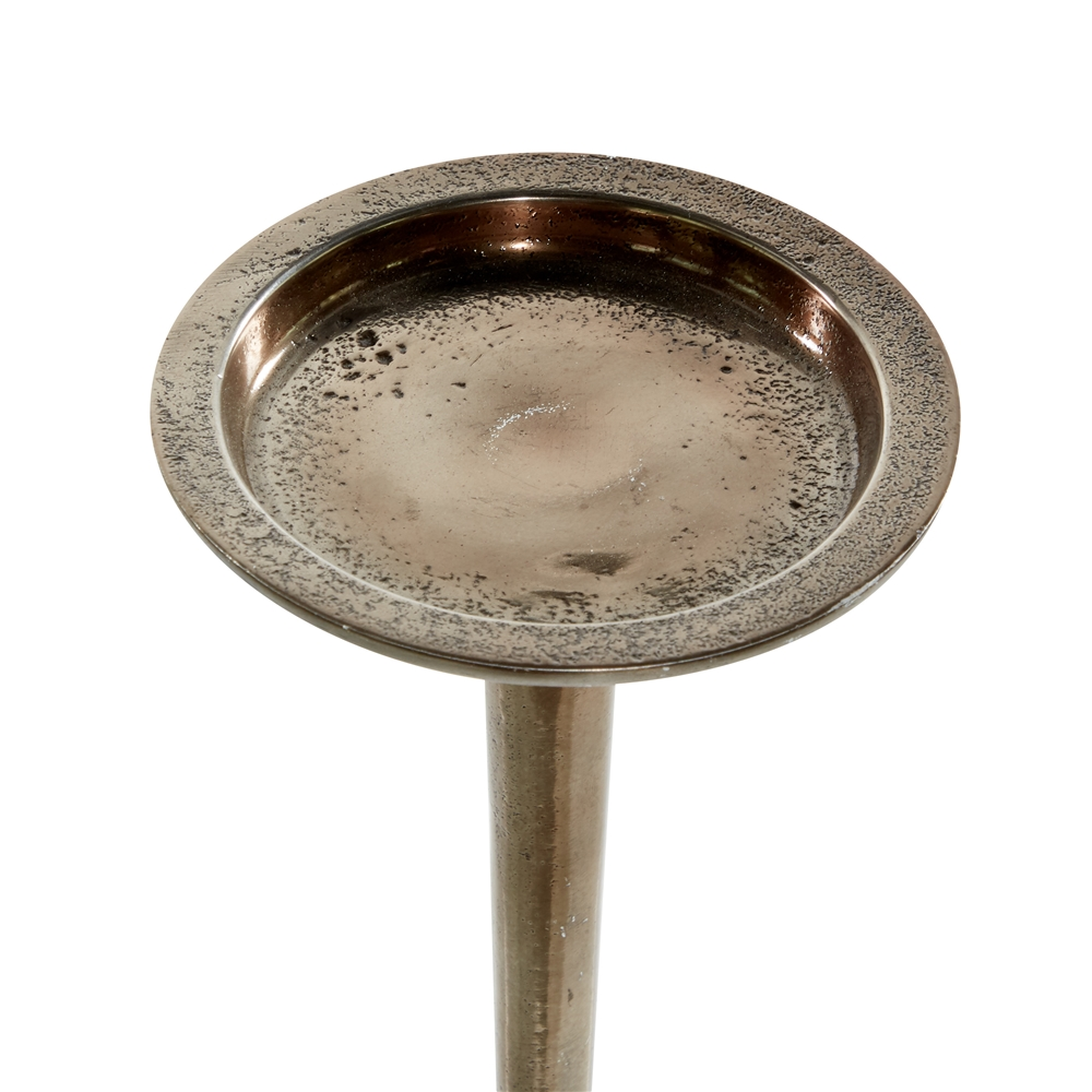 Grayson Lane Grey Metal Taper Candle Holder - Set Of 3 2 Grayson Lane Grey Metal Taper Candle Holder - Set Of 3 - Image 2