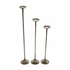Grayson Lane Grey Metal Taper Candle Holder - Set Of 3 15 Grayson Lane Grey Metal Taper Candle Holder - Set Of 3 -GRAYSON LANE SHOP 330859659 AlternateImage5