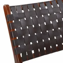 Grayson Lane Modern Brown Faux Leather Accent Chair -GRAYSON LANE SHOP 330859662 AlternateImage3