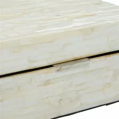 Grayson Lane White Mother Of Pearl Boxes - Set Of 2 -GRAYSON LANE SHOP 330859665 AlternateImage3