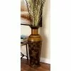 Grayson Lane Brown Metal Vases - Set Of 3