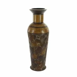 Grayson Lane Brown Metal Vases - Set Of 3 -GRAYSON LANE SHOP 330859676 AlternateImage4