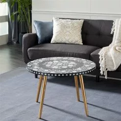 Grayson Lane Black And White Wood Coffee Table -GRAYSON LANE SHOP 330859711 AlternateImage1