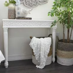 Grayson Lane White Farmhouse Console Table -GRAYSON LANE SHOP 330859837 AlternateImage1