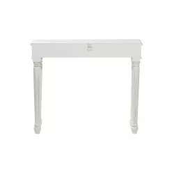 Grayson Lane White Farmhouse Console Table