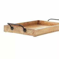 Grayson Lane Rustic Brown Mango Wood Trays - Set Of 3 -GRAYSON LANE SHOP 330859883 AlternateImage3