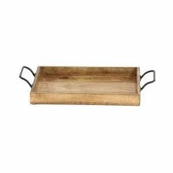 Grayson Lane Rustic Brown Mango Wood Trays - Set Of 3 -GRAYSON LANE SHOP 330859883 AlternateImage4