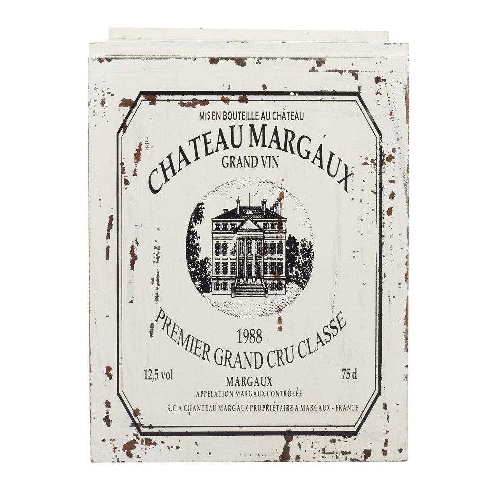 Grayson Lane 12.85-in X 16.35-in White Wood Wine Rack 1 Grayson Lane 12.85-in X 16.35-in White Wood Wine Rack