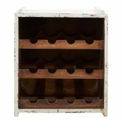 Grayson Lane 12.85-in X 16.35-in White Wood Wine Rack 7 Grayson Lane 12.85-in X 16.35-in White Wood Wine Rack -GRAYSON LANE SHOP 330859903 AlternateImage4