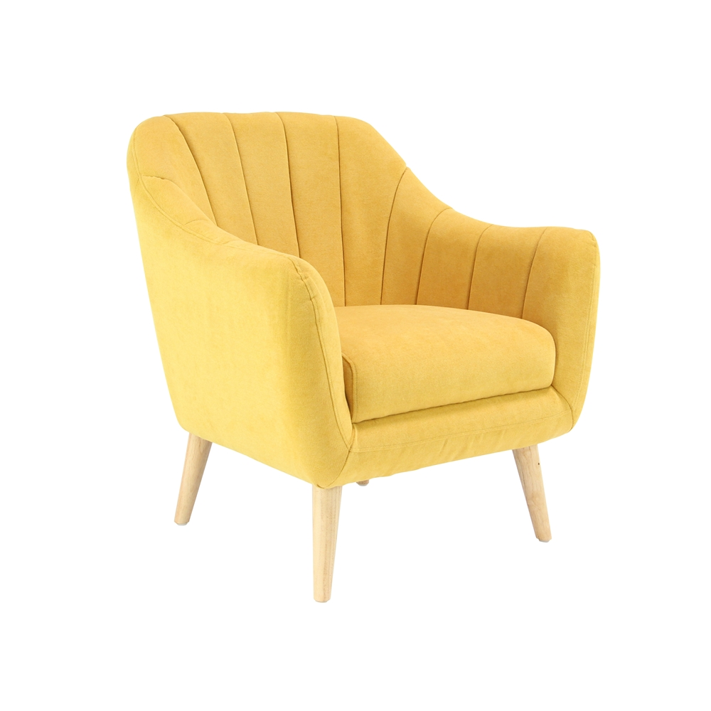 Grayson Lane Modern Yellow Polyester Blend Accent Chair 1 Grayson Lane Modern Yellow Polyester Blend Accent Chair