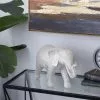 Grayson Lane White Resin Elephant Sculpture