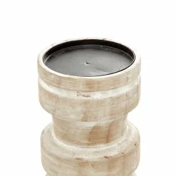 Grayson Lane Wooden Pillar Candle Holder - Set Of 3 -GRAYSON LANE SHOP 330859925 AlternateImage4