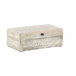 Grayson Lane Natural White Mango Wood Boxes - Set Of 3 7 Grayson Lane Natural White Mango Wood Boxes - Set Of 3 -GRAYSON LANE SHOP 330859953 AlternateImage5