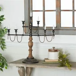 Grayson Lane 7-Candle Metal Candelabra Candle Holder -GRAYSON LANE SHOP 330859966 AlternateImage1
