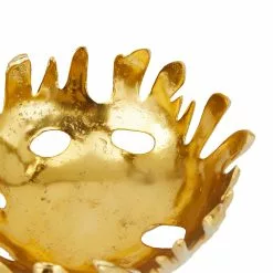 Grayson Lane Gold Aluminum Decorative Bowls - Set Of 2 -GRAYSON LANE SHOP 330859971 AlternateImage3