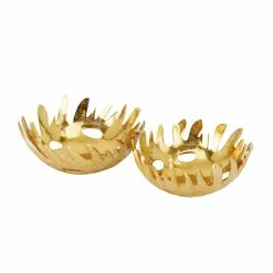 Grayson Lane Gold Aluminum Decorative Bowls - Set Of 2 -GRAYSON LANE SHOP 330859971 AlternateImage6