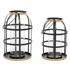 Grayson Lane Metal Lantern Candle Holder - Set Of 2 9 Grayson Lane Metal Lantern Candle Holder - Set Of 2 -GRAYSON LANE SHOP 330859986 AlternateImage5