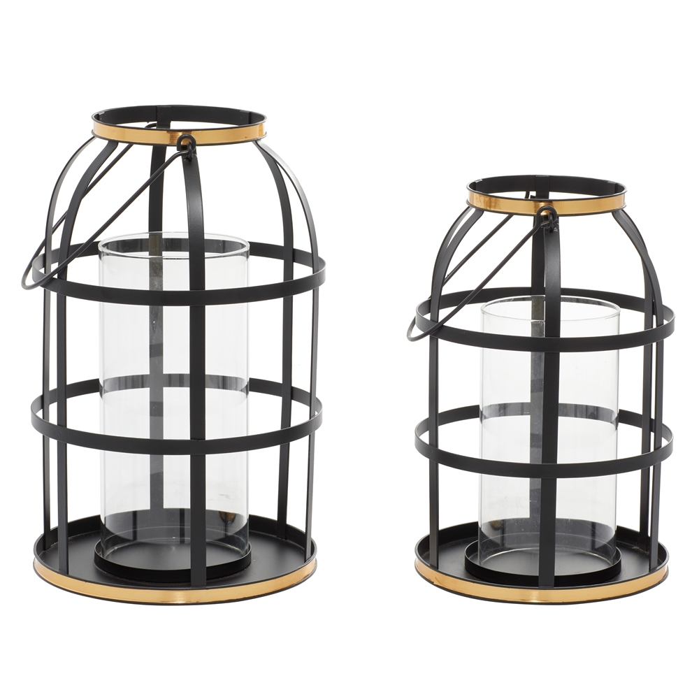 Grayson Lane Metal Lantern Candle Holder - Set Of 2 5 Grayson Lane Metal Lantern Candle Holder - Set Of 2 - Image 5