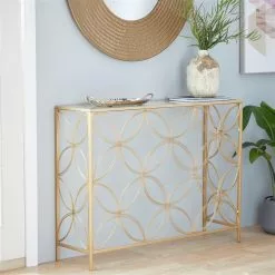 Grayson Lane Gold Modern Console Table 11 Grayson Lane Gold Modern Console Table -GRAYSON LANE SHOP 330860013 AlternateImage1