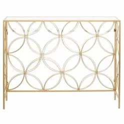 Grayson Lane Gold Modern Console Table 8 Grayson Lane Gold Modern Console Table -GRAYSON LANE SHOP 330860013 AlternateImage7