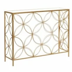 Grayson Lane Gold Modern Console Table 9 Grayson Lane Gold Modern Console Table -GRAYSON LANE SHOP 330860013 MainImage 001