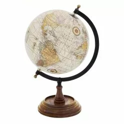 Grayson Lane Traditional Brown Mango Wood Globe