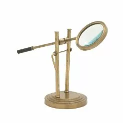 Grayson Lane 25-in X 8-in X 8-in Traditional Magnifying Glass - Gold Aluminum -GRAYSON LANE SHOP 330861444 MainImage 001