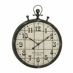 Grayson Lane Analog Round Wall Standard Clock - 50-in X 39-in -GRAYSON LANE SHOP 330861455 MainImage 001