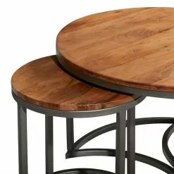 Grayson Lane Set Of 3 19-in, 17-in, 17-in Contemporary Coffee Table - Brown Metal 11 Grayson Lane Set Of 3 19-in, 17-in, 17-in Contemporary Coffee Table - Brown Metal -GRAYSON LANE SHOP 330861472 AlternateImage4