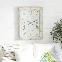 Grayson Lane Analog Rectangle Wall Standard Clock - 36-in X 27-in